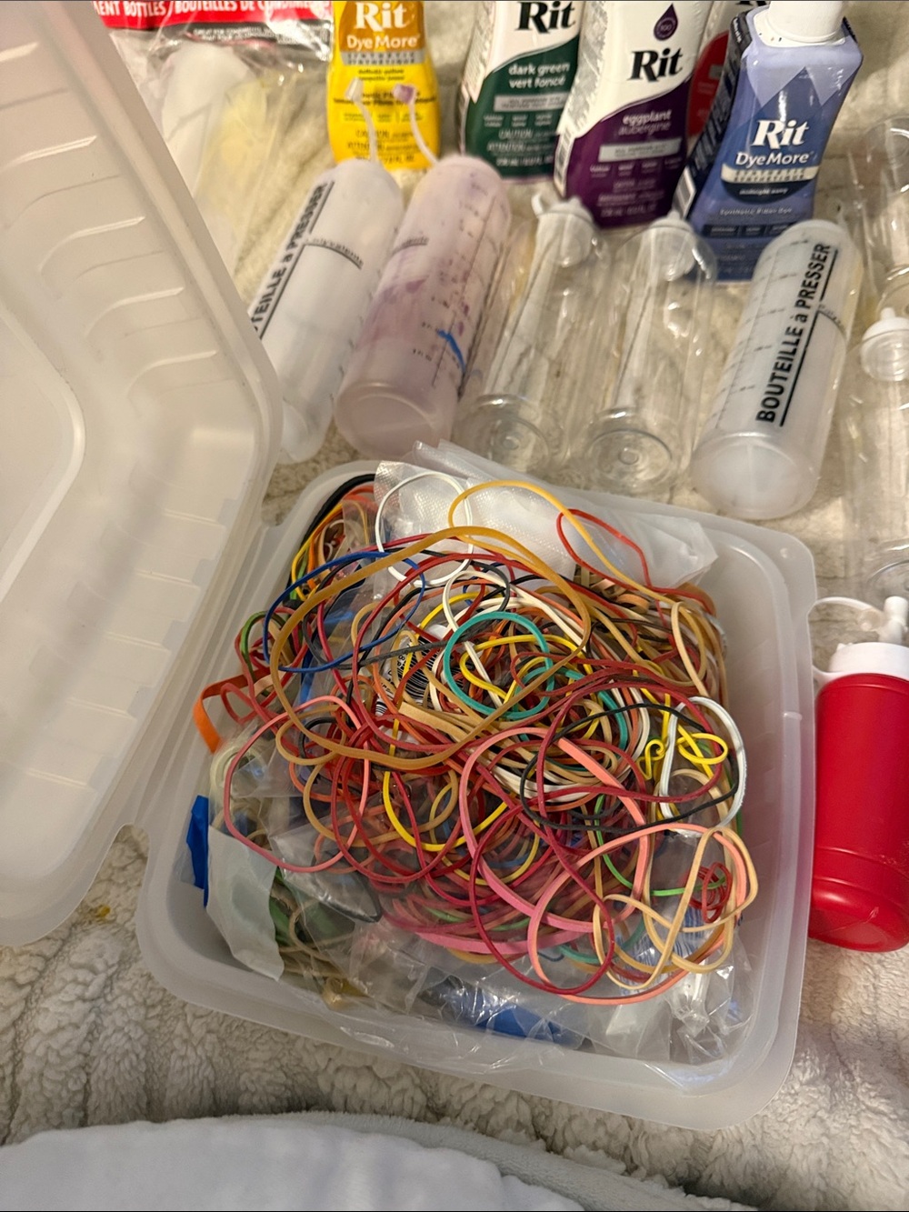 Rit, Tinex, Tie die Kit with Clear Bottles and Bright Accent Colors - Picture 5 of 6